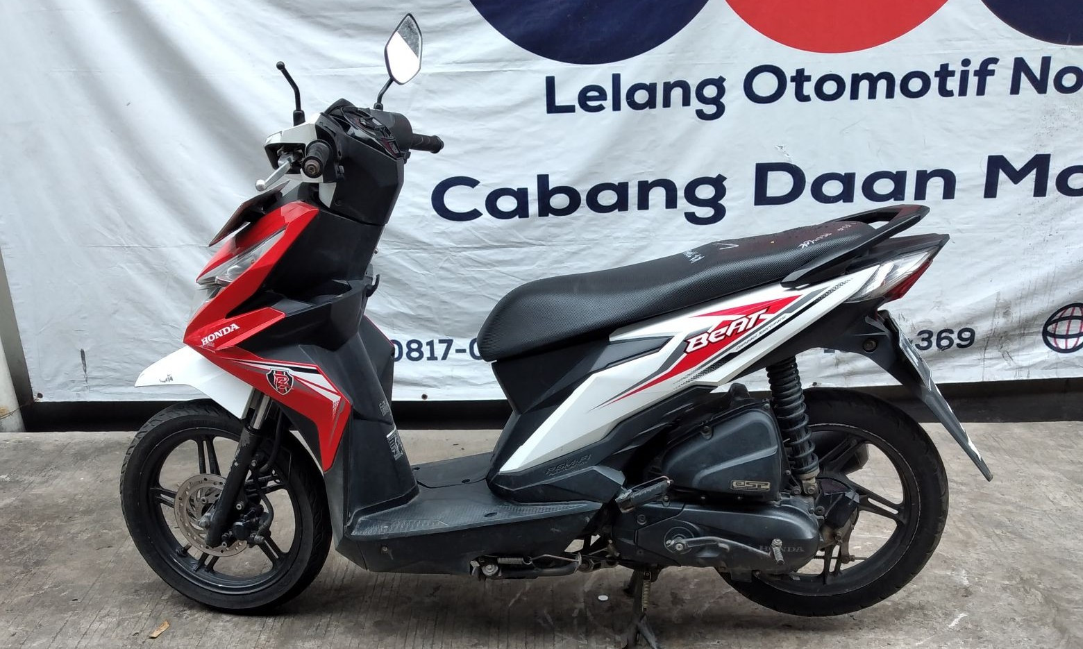 Honda Beat Esp Cbs Jakarta Dm Motor Lelang Pt Jba Indonesia