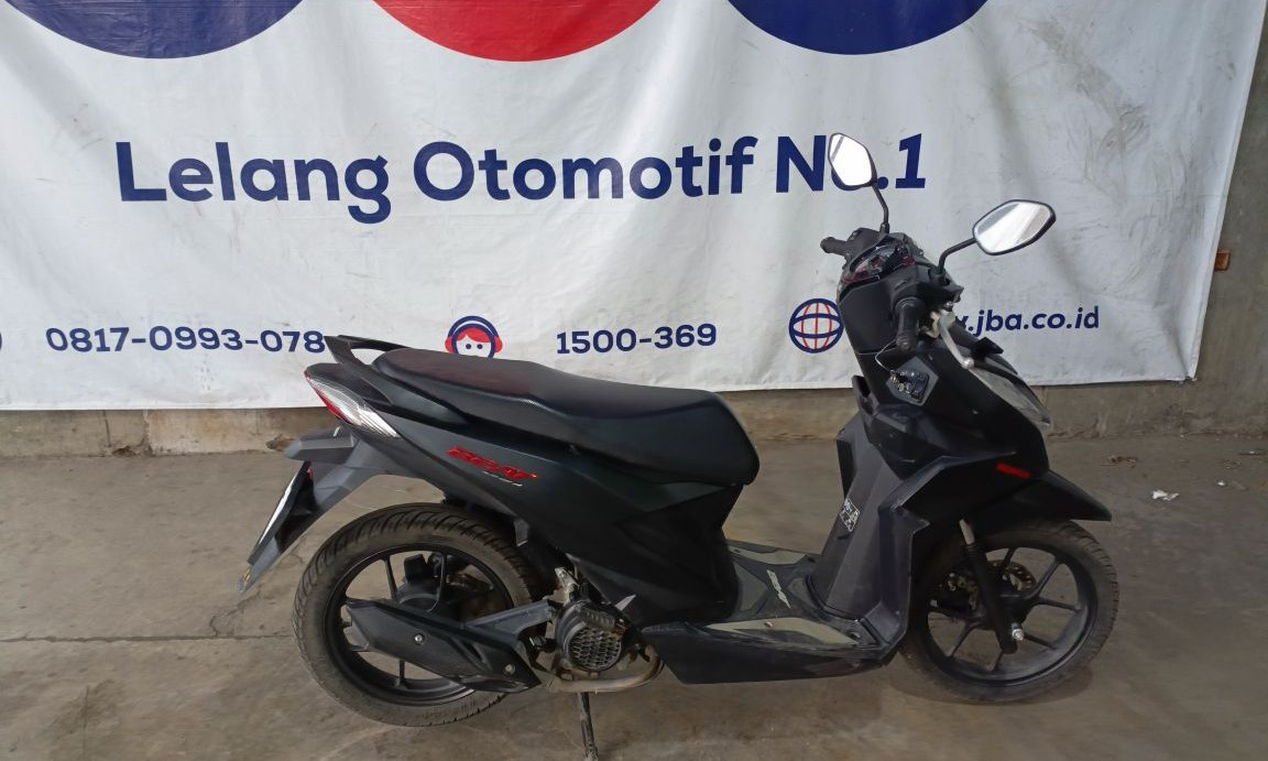 Lelang Motor Honda Beat Esp Cbs Iss Hitam Surabaya