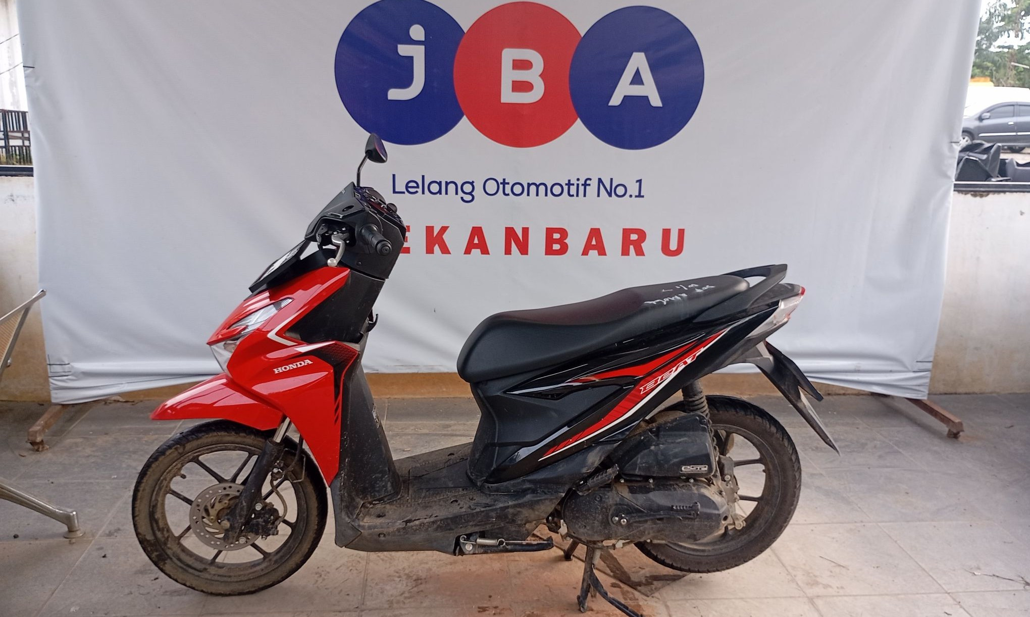 Lelang Motor Honda Beat Esp Cbs Merah Pekanbaru