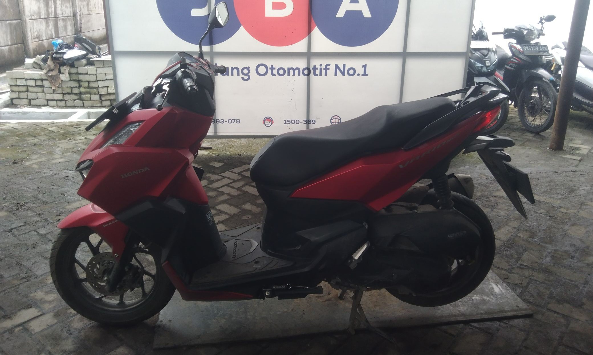 Lelang Motor Honda New Vario Cbs Merah Medan