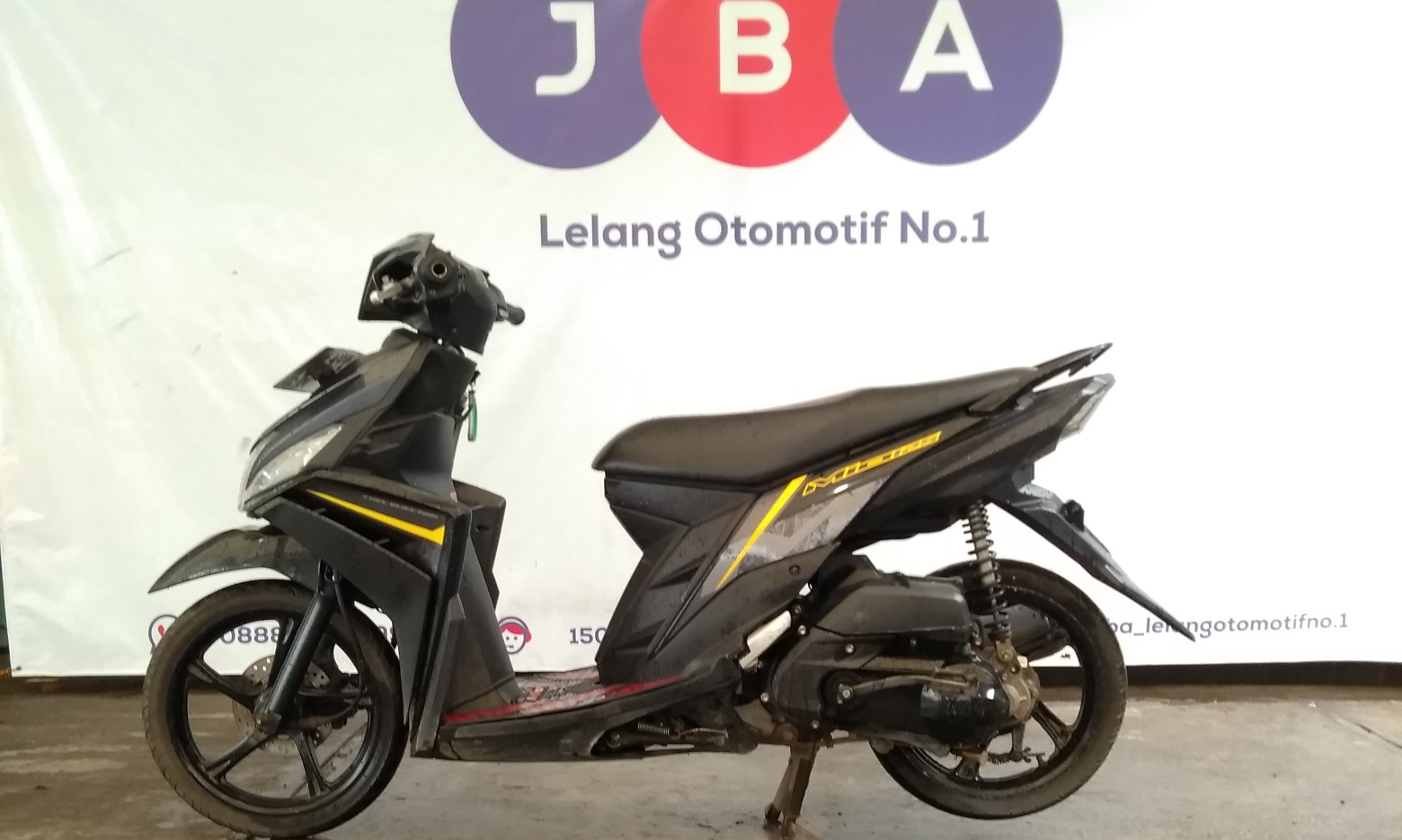 yamaha mio m3 125 blue core bike auction detail pt jba indonesia jba